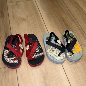 Play Condition TCP The Children’s Place Toddler Boys Size 8 9 Sandals Flip Flops